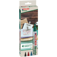 edding 4-25-4  25 EcoLine Permanentmarker 4er-Set sortiert