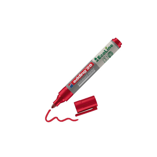 edding 4-28002  28 EcoLine Whiteboardmarker rot