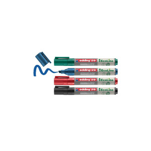 edding 4-29-4  29 EcoLine Whiteboardmarker 4er-Set sortiert