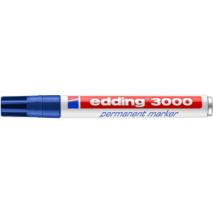 edding 4-3000003  3000 Permanentmarker blau