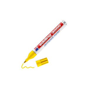 edding 4-3000005  3000 Permanentmarker gelb