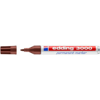 edding 4-3000007  3000 Permanentmarker braun