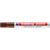 edding 4-3000007  3000 Permanentmarker braun
