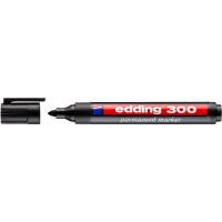 edding 4-300001  300 Permanentmarker schwarz