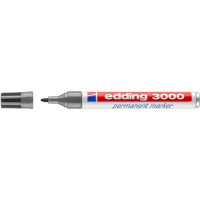 edding 4-3000012  3000 Permanentmarker grau