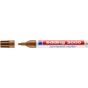 edding 4-3000013  3000 Permanentmarker ocker