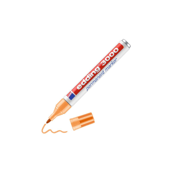 edding 4-3000016  3000 Permanentmarker hellorange