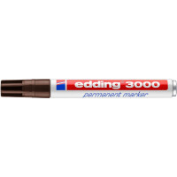 edding 4-3000018  3000 Permanentmarker dunkelbraun