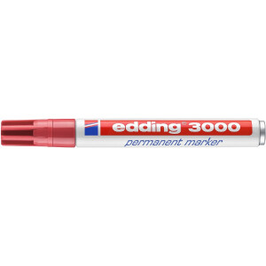 edding 4-3000019  3000 Permanentmarker karminrot