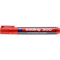 edding 4-300002  300 Permanentmarker rot