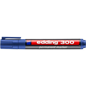 edding 4-300003  300 Permanentmarker blau