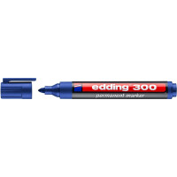 edding 4-300003  300 Permanentmarker blau