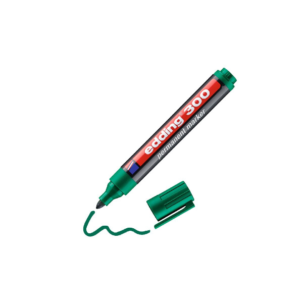 edding 4-300004  300 Permanentmarker grün