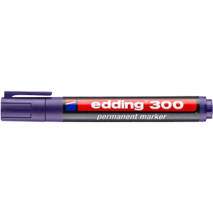 edding 4-300008  300 Permanentmarker violett
