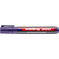 edding 4-300008  300 Permanentmarker violett
