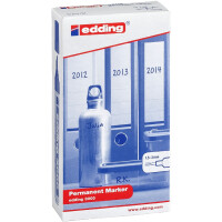 edding 4-3000099  3000 Permanentmarker 10er-Faltschachtel sortiert