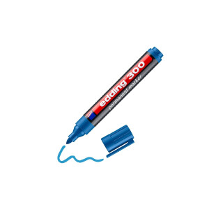 edding 4-300010  300 Permanentmarker hellblau