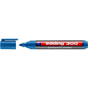 edding 4-300010  300 Permanentmarker hellblau