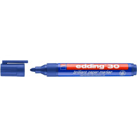 edding 4-30003  30 Brillant-Papiermarker blau