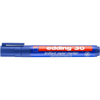 edding 4-30003  30 Brillant-Papiermarker blau