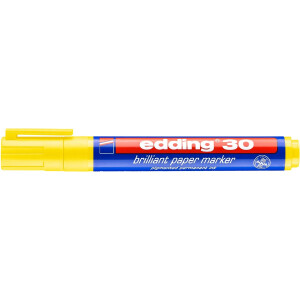 edding 4-30005  30 Brillant-Papiermarker gelb