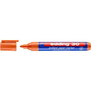 edding 4-30006  30 Brillant-Papiermarker orange