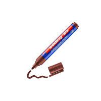 edding 4-30007  30 Brillant-Papiermarker braun