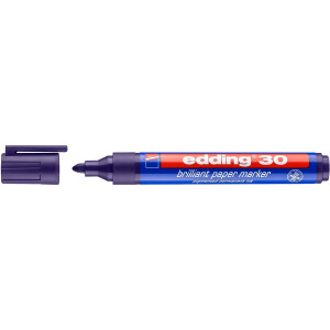 edding 4-30008  30 Brillant-Papiermarker violett
