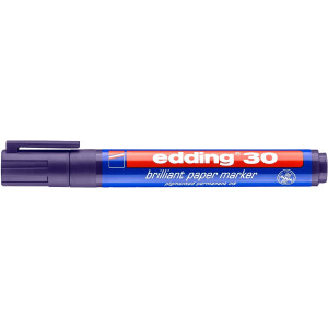 edding 4-30008  30 Brillant-Papiermarker violett