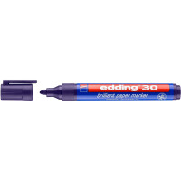 edding 4-30008  30 Brillant-Papiermarker violett