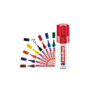 edding 4-3000-8-999  3000 Permanentmarker 8er-Dose sortiert