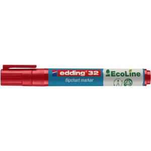 edding 4-32002  32 EcoLine Flipchartmarker rot