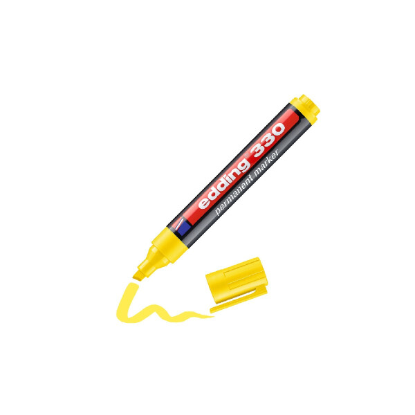 edding 4-330005  330 Permanentmarker gelb
