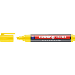 edding 4-330005  330 Permanentmarker gelb