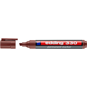 edding 4-330007  330 Permanentmarker braun