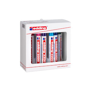 edding 4-3300-10  3300 Permanentmarker 10er-Systembox...