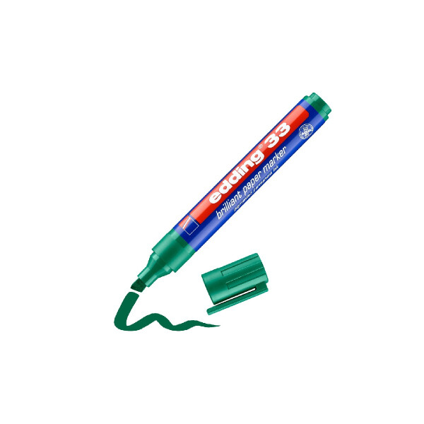 edding 4-33004  33 Brillant-Papiermarker grün