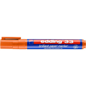 edding 4-33006  33 Brillant-Papiermarker orange