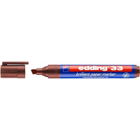 edding 4-33007  33 Brillant-Papiermarker braun