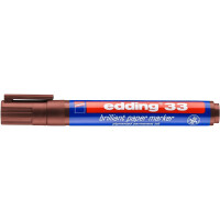edding 4-33007  33 Brillant-Papiermarker braun
