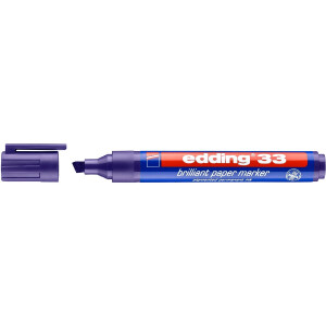 edding 4-33008  33 Brillant-Papiermarker violett