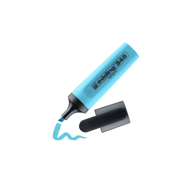 edding 4-345010  345 Textmarker hellblau
