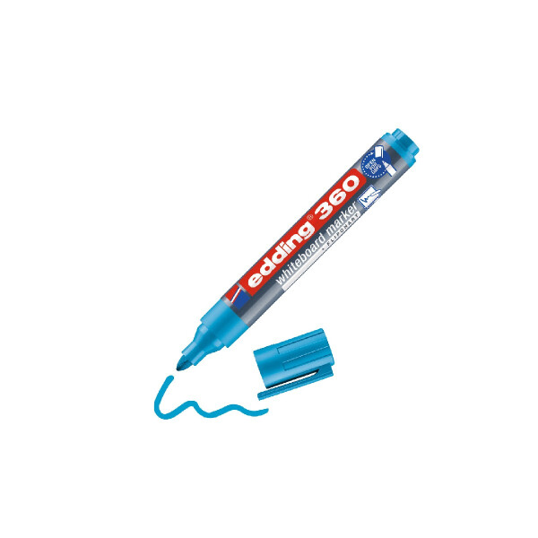 edding 4-360010  360 Whiteboardmarker hellblau