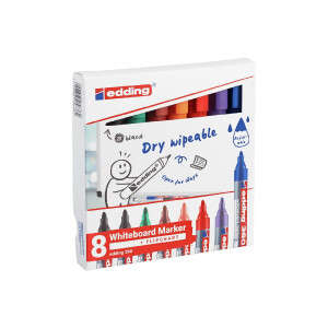edding 4-360-8-S2999  360 Whiteboardmarker 8er-Set sortiert