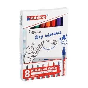 edding 4-361-8-S2999  361 Whiteboardmarker 8er-Set sortiert