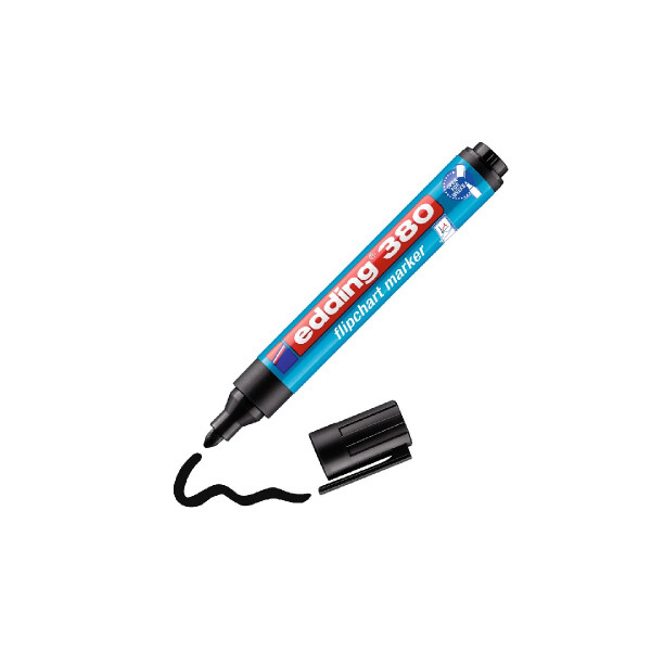 edding 4-380001  380 Flipchartmarker schwarz