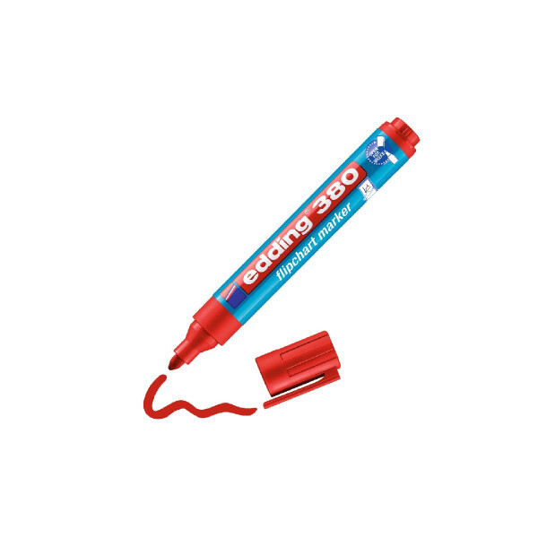 edding 4-380002  380 Flipchartmarker rot