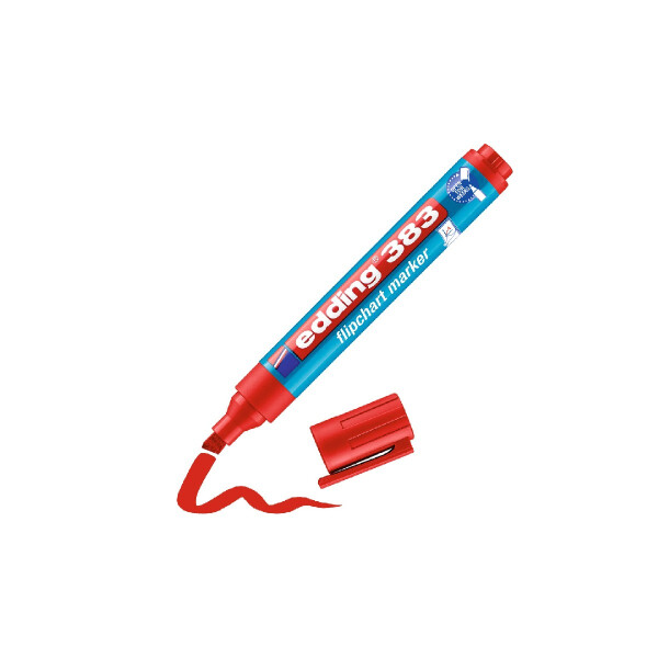 edding 4-383002  383 Flipchartmarker rot