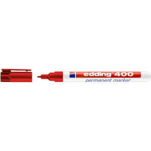 edding 4-400002  400 Permanentmarker rot