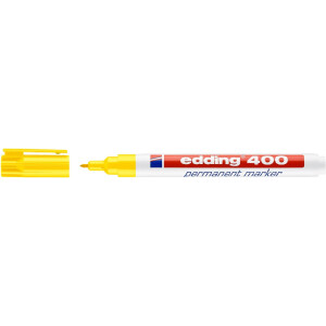 edding 4-400005  400 Permanentmarker gelb